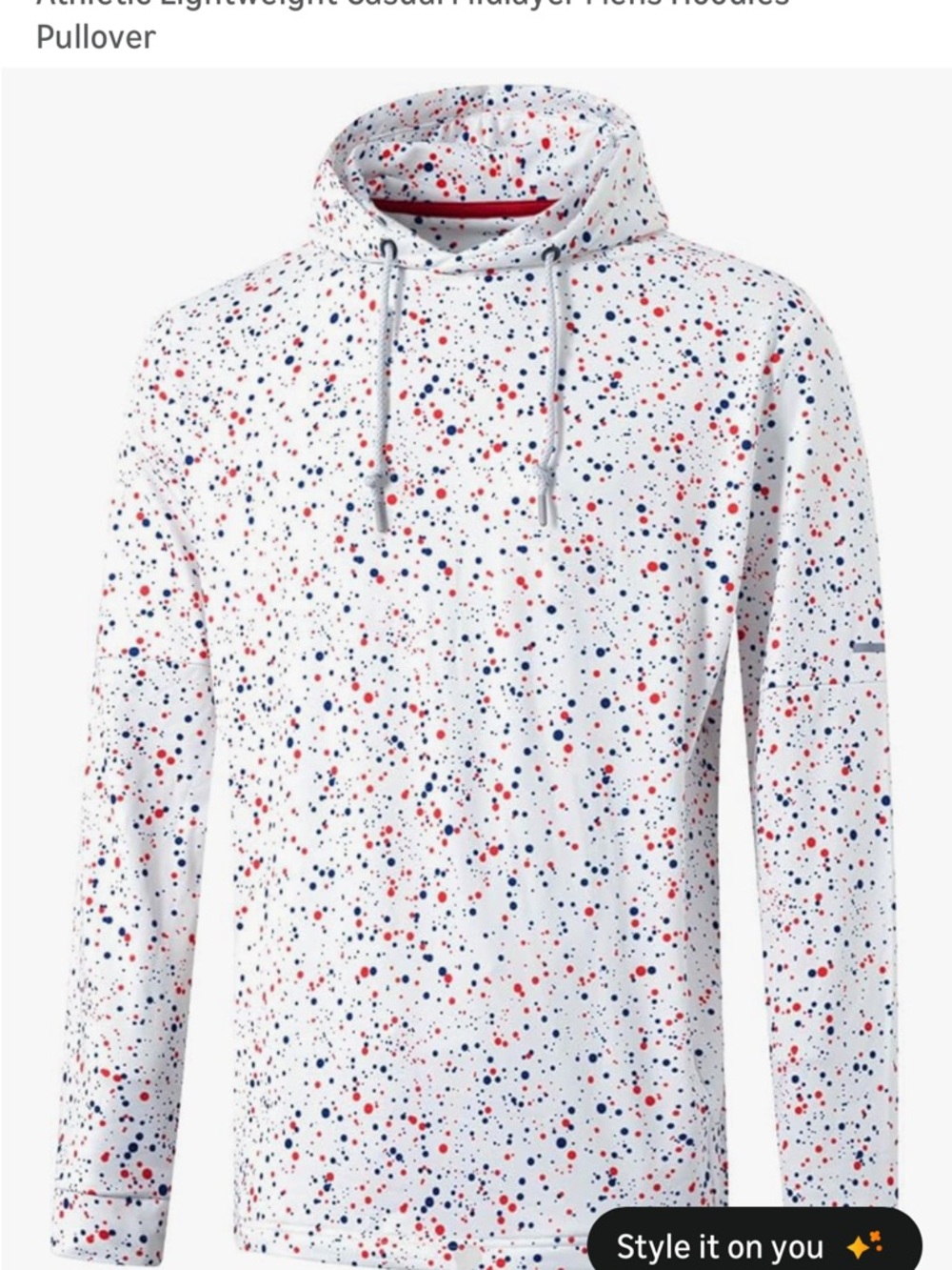 Men Golf Fleece Hoodie